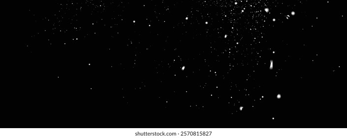 Snow flakes background. Vector snowflakes illustration snowfall falling snow background