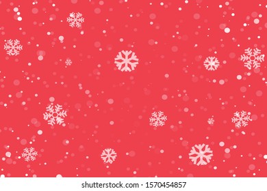 Snow Flakes Bakcground Vector Graphic