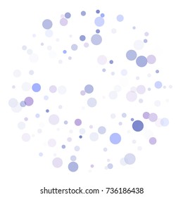 Snow flakes falling concept winter vector background illustration. Falling snow vector confetti, Christmas, New Year festive background. Rich, Shiny Blue abstract snowflakes holiday decoration.