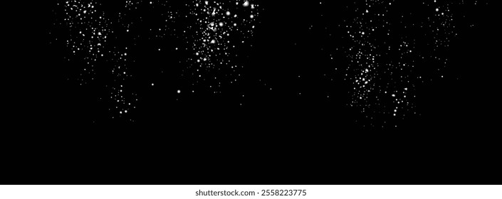 Snow flakes falling. Falling snow light snowfall background