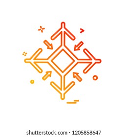 Snow flakes icon design vector