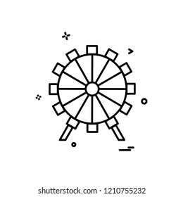 Snow flakes icon design vector