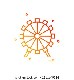 Snow flakes icon design vector