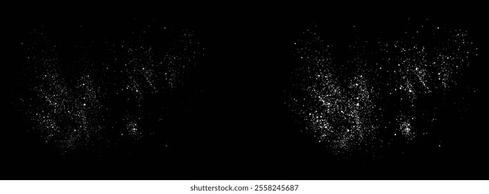 Snow flakes isolated background. snowflakes elements