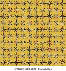 snow flakes pattern
