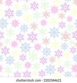 la nieve tiembla sin fisuras. colorido fondo de nieve en invierno. bueno para tela, papel pintado, fondo, moda, vestido.