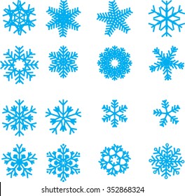 Snow flakes Vector Art, Stock Vector