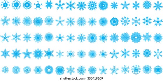 Snow flakes Vector Art, Stock Vector