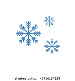 Modelo de design de vetor de flocos de neve