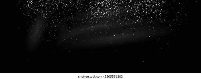 Snow flakes winter ice effect snowfall background