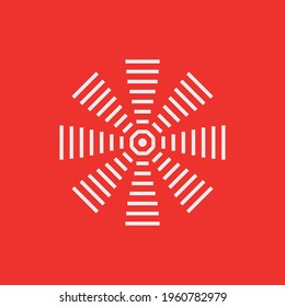 Snow flat icon. Simple style Christmas holiday poster background symbol. Logo design element. T-shirt printing. Vector for sticker.