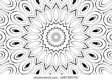 Vector de fondo abstracto de flor de nieve