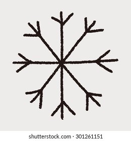 snow flower doodle