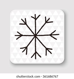 snow flower doodle