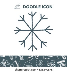 snow flower doodle