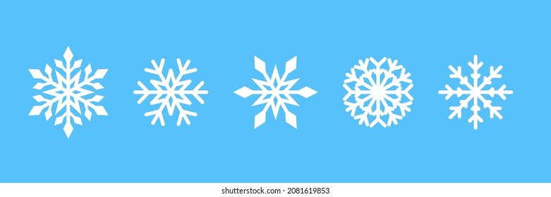 snow flower vector designfree vector