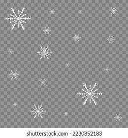 diseño de vector de flor de nieve