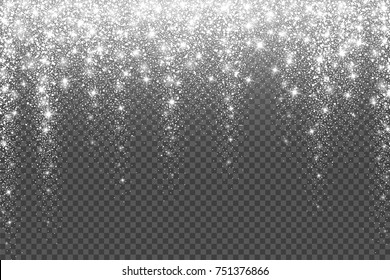 Snow Frost Effect On Transparent Background Stock Vector (Royalty Free ...