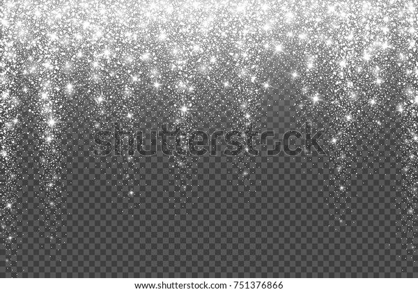 Snow Frost Effect On Transparent Background Stock Vector (Royalty Free