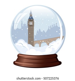 snow globe the Big Ben