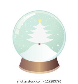 Snow globe with christmas character