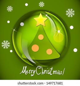  Snow globe with Christmas Tree