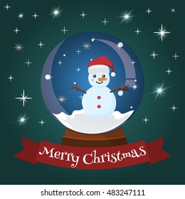 Snow globe crystal ball 
