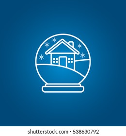 Snow globe icon