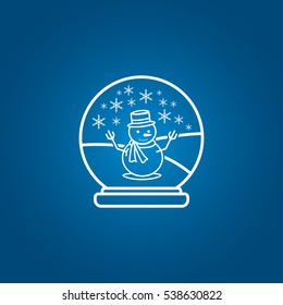 Snow globe icon