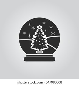 Snow globe icon