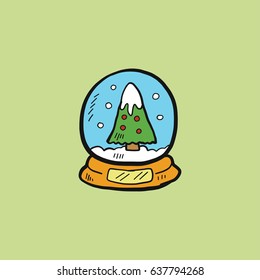 snow globe icon