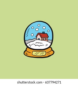 snow globe icon
