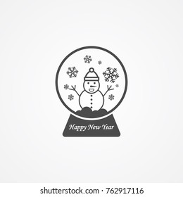 Snow globe icon