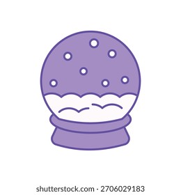 Snow Globe Symbol sauber und moderne Vektorgrafik