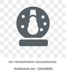 Snow globe icon. Snow globe design concept from Winter collection. Simple element vector illustration on transparent background.