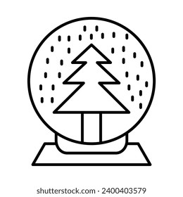 Snow Globe Icon Design For Personal And Commercial Use.
