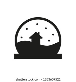 snow globe icon element of christmas icon for mobile concept and web apps. Thin line snow globe icon can be used for web and mobile. Premium icon on white background