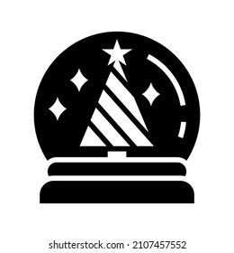 Snow Globe icon isolated on white background
