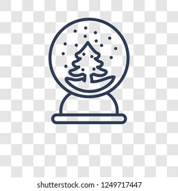 Snow Globe Icon. Trendy Snow Globe Logo Concept On Transparent Background From Winter Collection