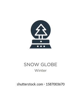 Snow globe icon vector. Trendy flat snow globe icon from winter collection isolated on white background. Vector illustration can be used for web and mobile graphic design, logo, eps10
