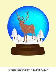 Snow Globe Illustration