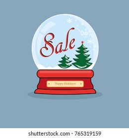 snow globe with the sale