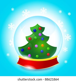 Snow globe and Spruce