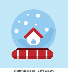 A Snow Globe Vector Asset