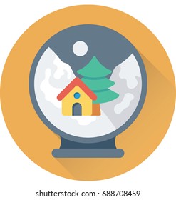 
Snow Globe Vector Icon
