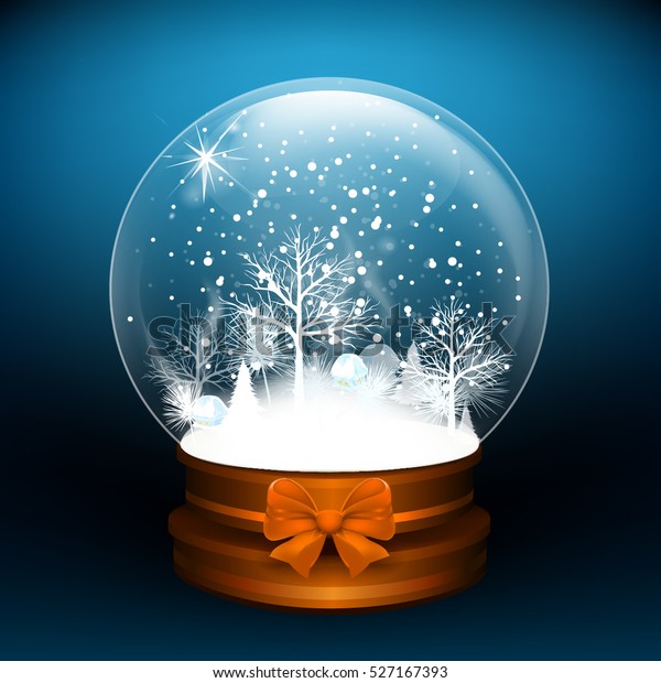 Download Snow Globe Vector Illustration Crystal 3d Stock Vector ...