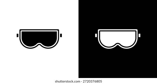 Snow Goggle Symbol für Apps und Branding.