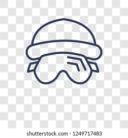 Snow Goggle icon. Trendy Snow Goggle logo concept on transparent background from Winter collection