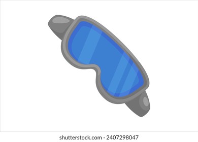 Snow Goggles Winter Sticker Design