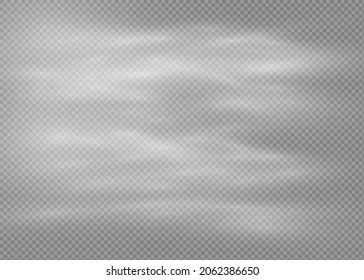 Snow gray transparent background. Christmas snowy winter design. White falling snowflakes, abstract landscape. Cold weather effect. Magic nature fantasy snowfall decoration. Vector illustration